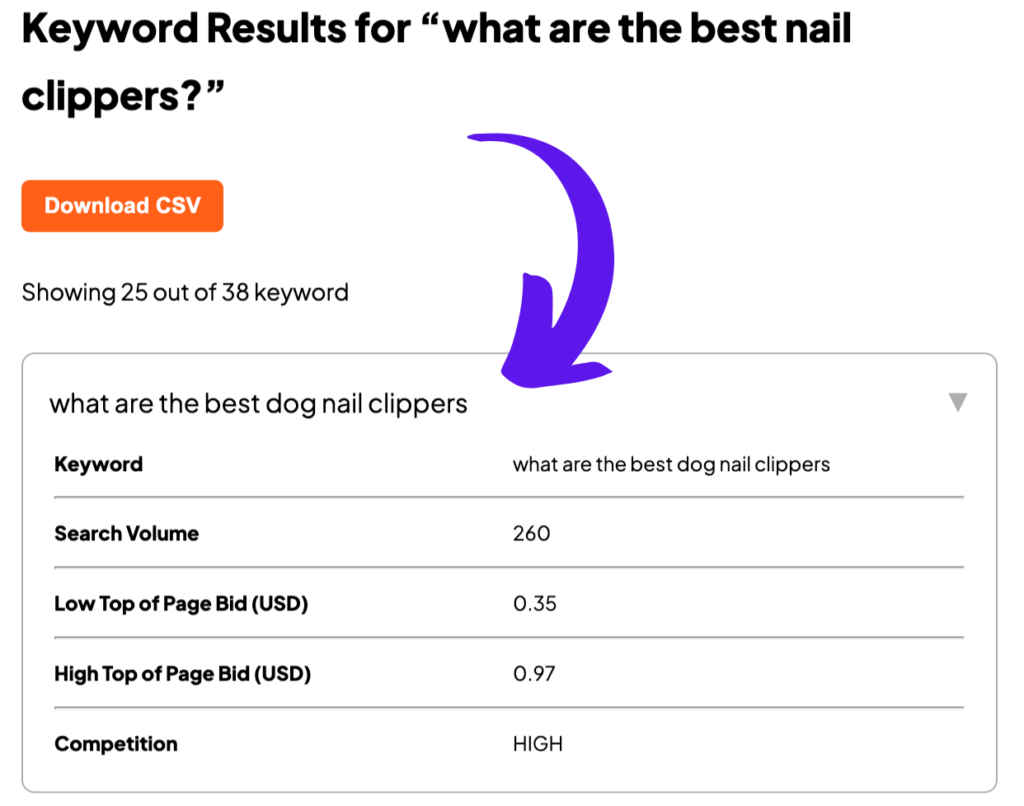 Search for longtail keywords to find even more hidden opportunities to advertise in.